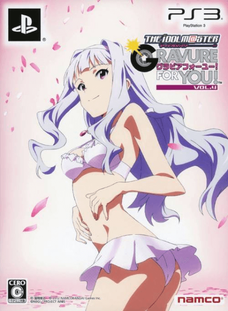 The IdolMaster: Gravure For You! Vol. 4 box art for Playstation 3